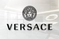 Versace 3 on iphone realistic texture Royalty Free Stock Photo